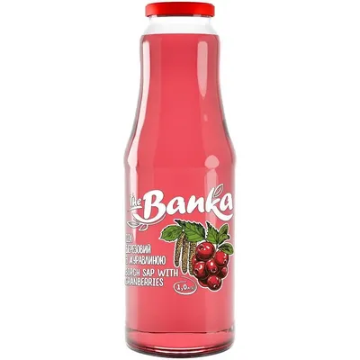 Сік The Banka Березовий з журавлиною 1л  арт. 09452
