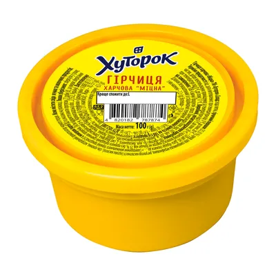 Гірчиця Хуторок Міцна 100гр  арт. 07123