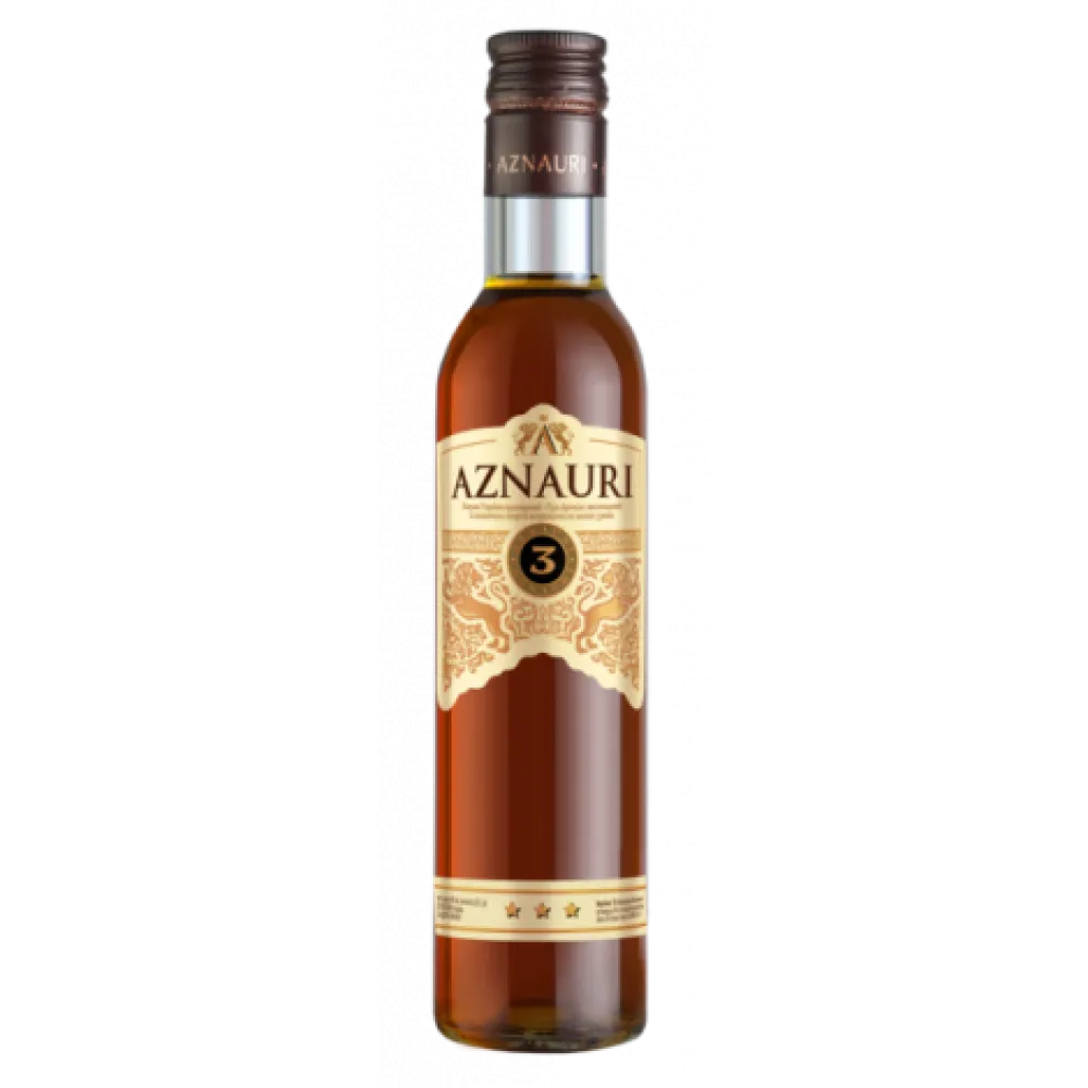 Бренді Aznauri 3* 0,25л  арт. 01383 