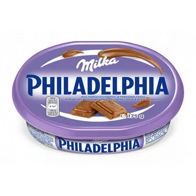 Крем-сир Milka Philadelphia шоколад 175гр  арт. 08032