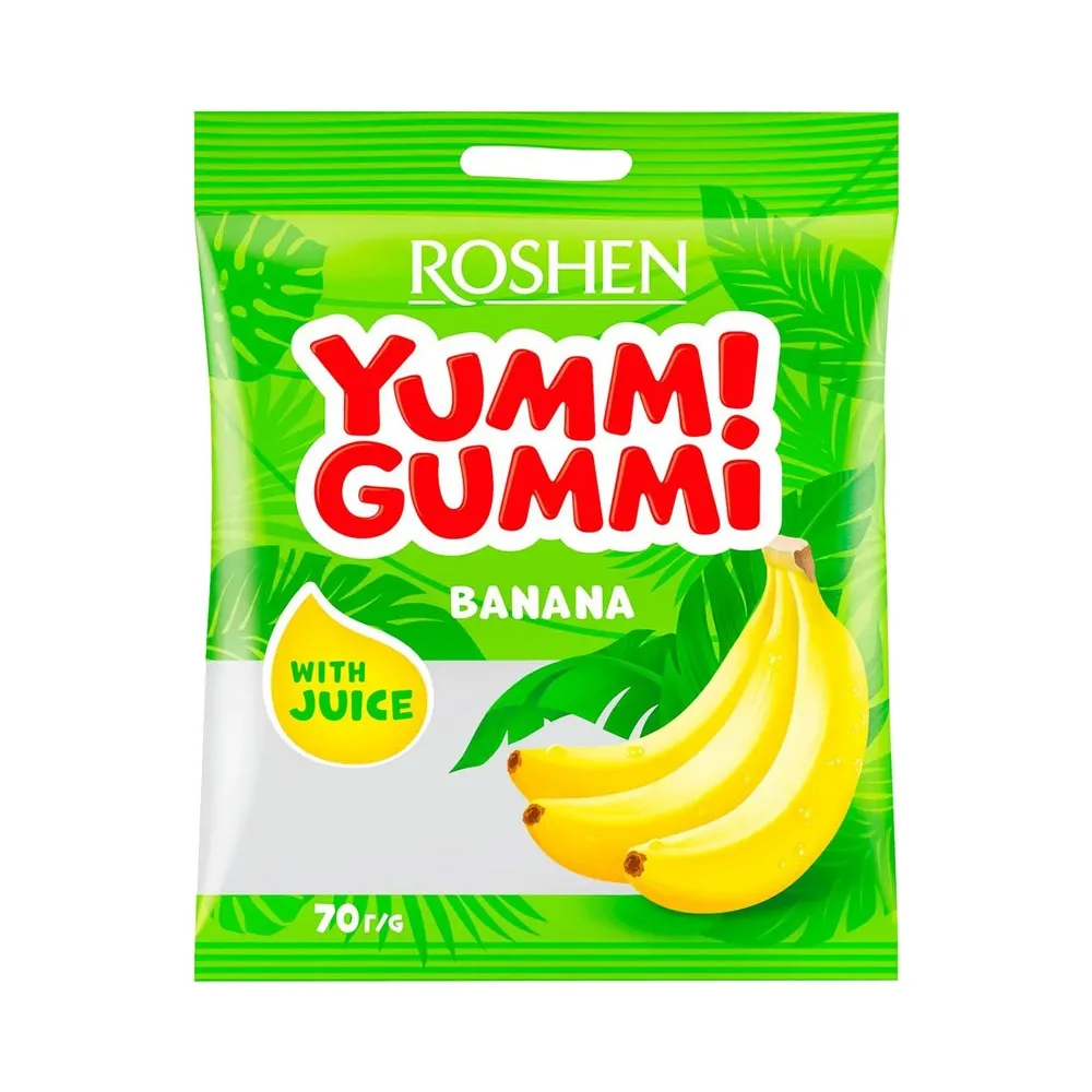 Желейна цукерка Yummi Gummi Banana 70гр  арт. 03495 