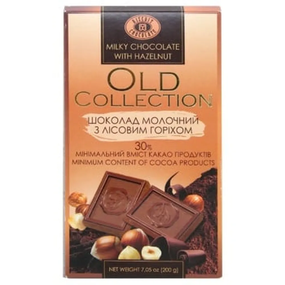 Шоколад Old Collection Молоч.ліс.гор. 200гр  арт. 03708 