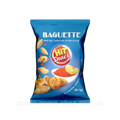 Сухарики Hit Snack Червога ікра 60гр  арт. 09586
