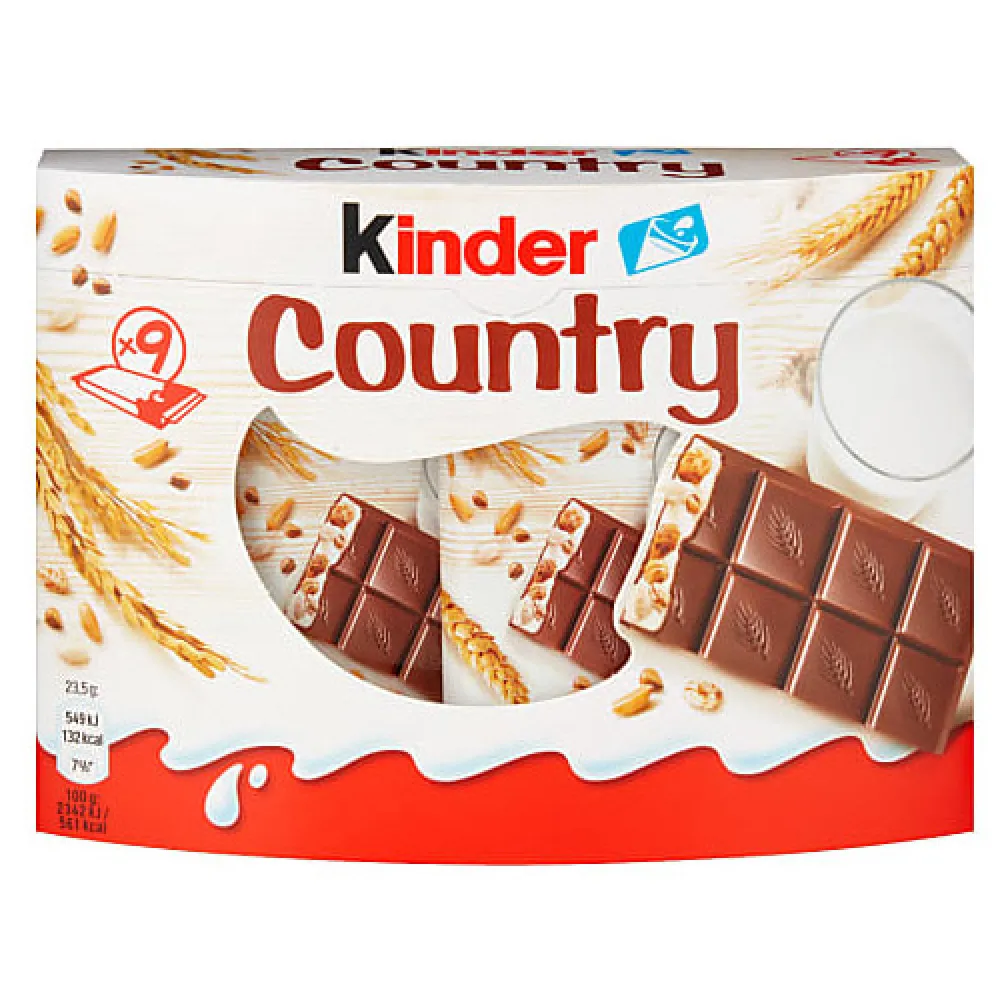 Шоколад Kinder Country 211.5гр  арт. 04034 