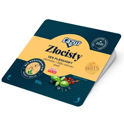 Сир Lazur з пліснявю Zlocisty 100гр  арт. 05509