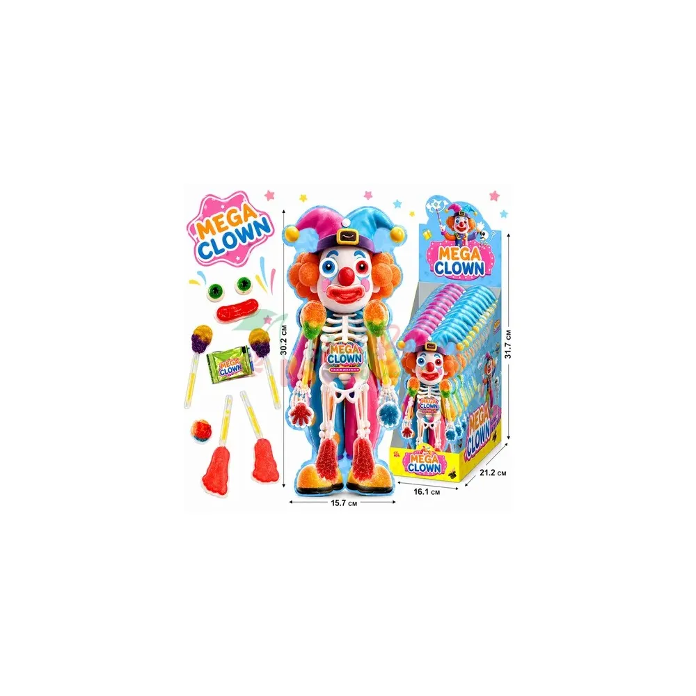 Набір цукерок Mega Clown 56гр  арт. 10841 