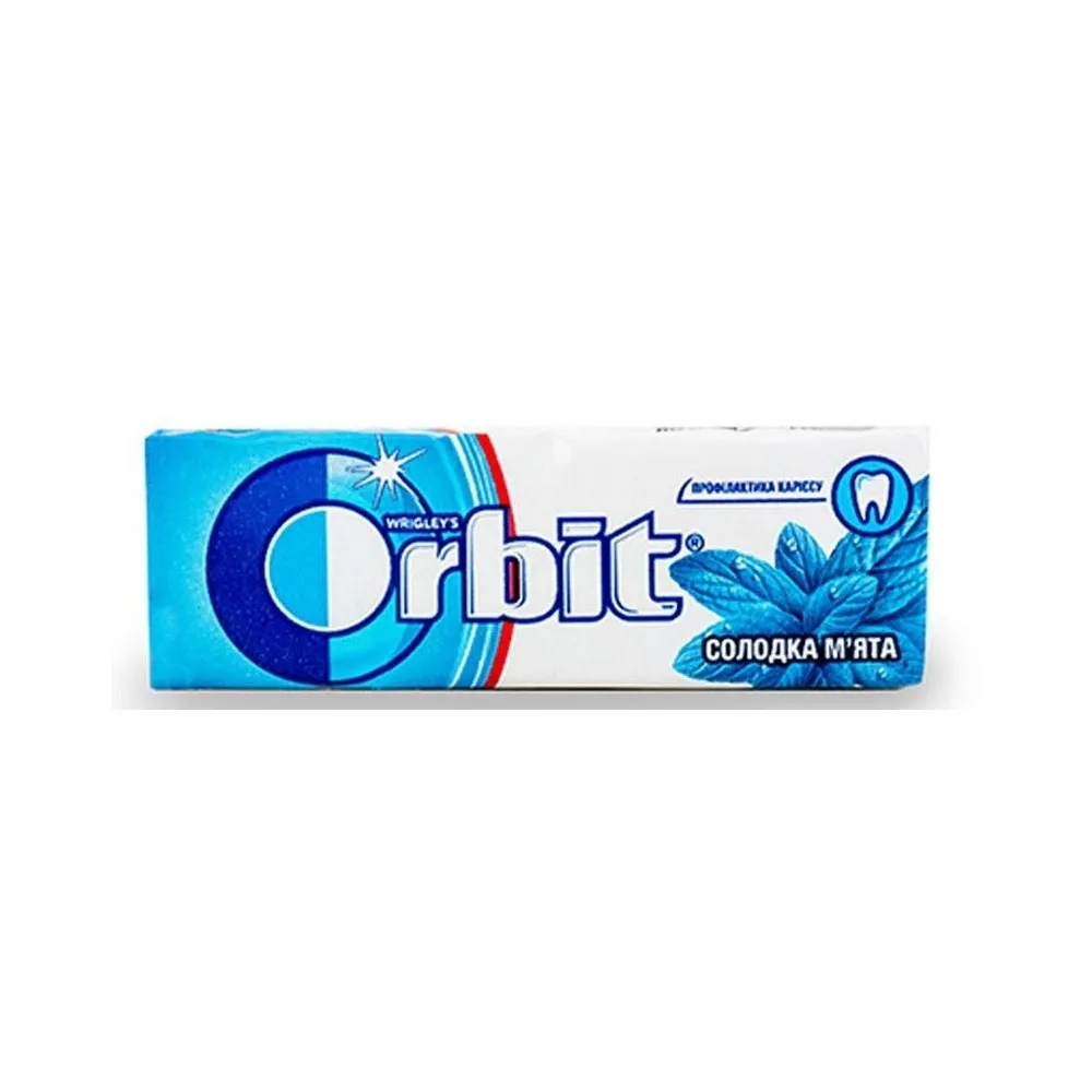 Жуйка Orbit сол.мята 14гр  арт. 07496 