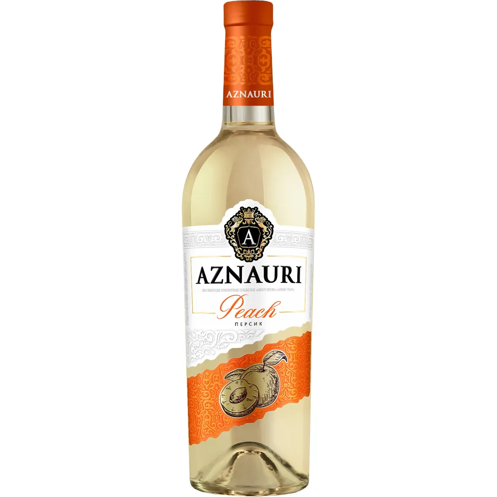 Напій винний Aznauri Персик 0,75л  арт. 03990 