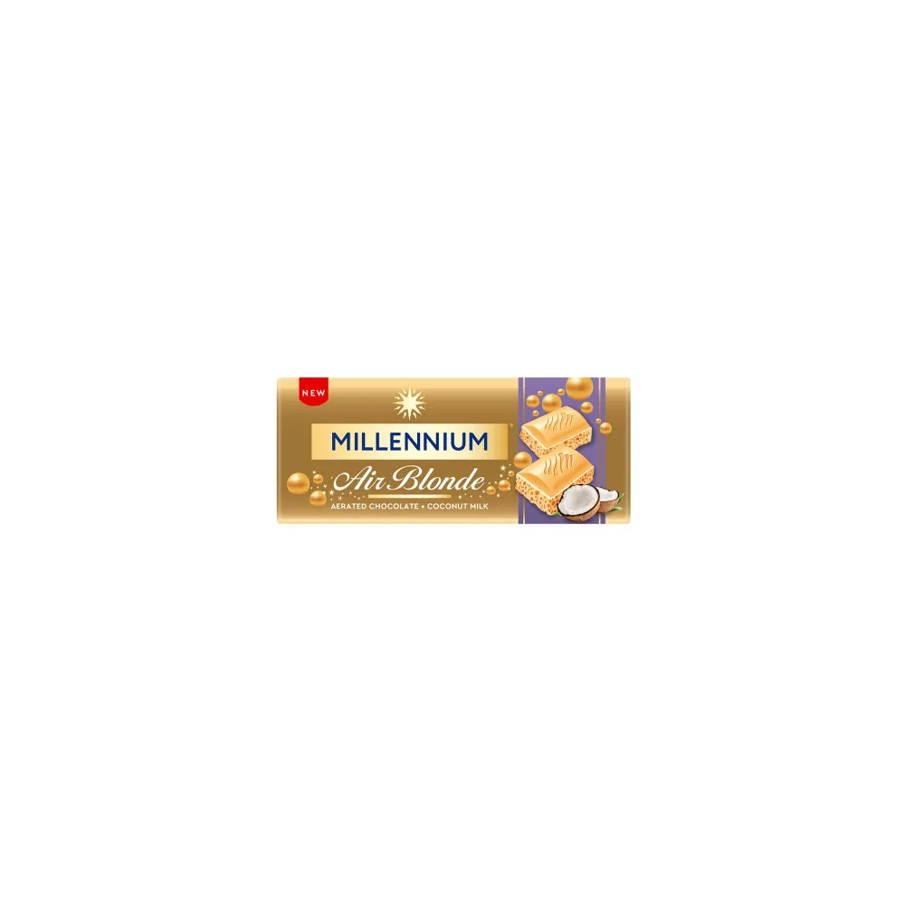 Шоколад Millennium Air blond кокос 85гр  арт. 03926 