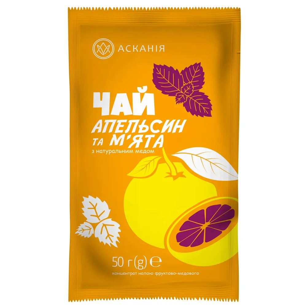 Чай Асканія сашет конц. апел./мята 50гр  арт. 01684 