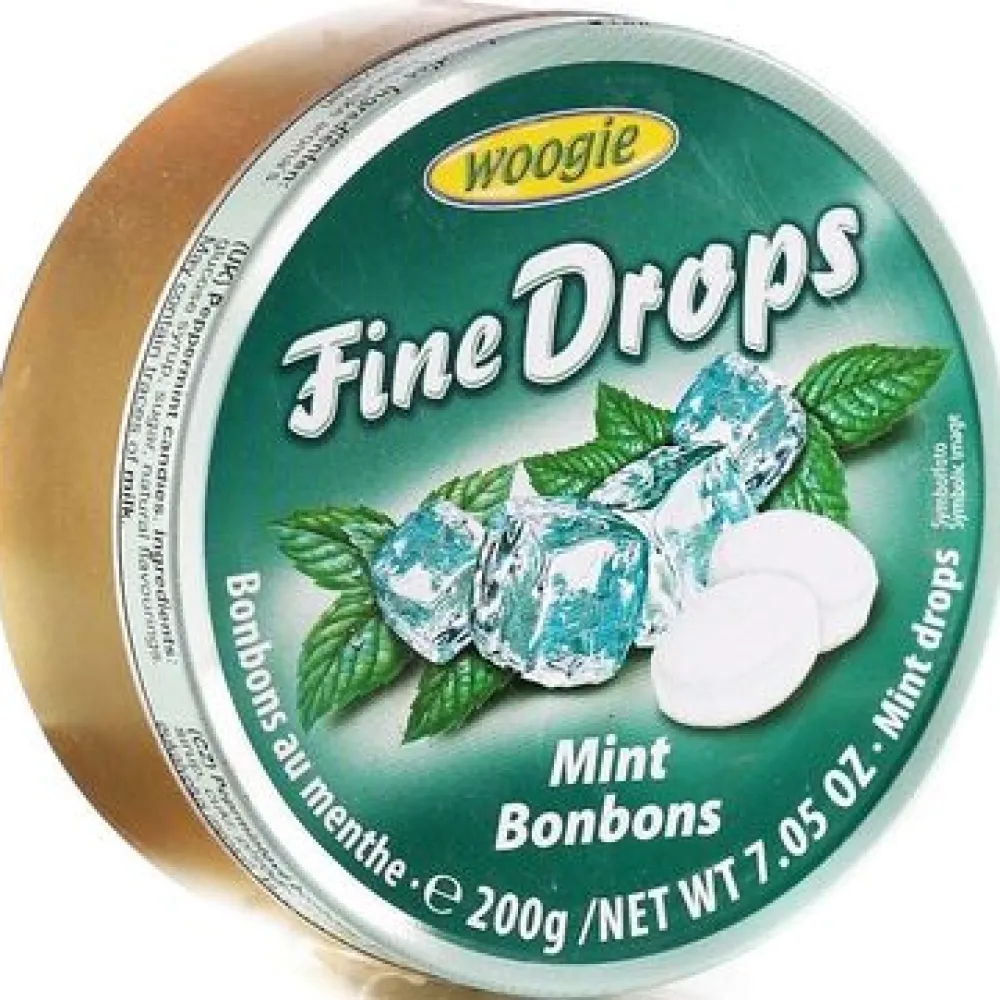 Льодяник Woogie Fine Drops мята 200гр  арт. 07439 