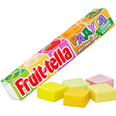 Цукерка Fruit-tella Rainbow 41гр  арт. 08145