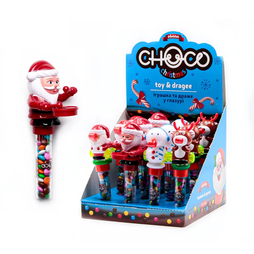 Драже Обана! Choco Christmas 15гр  арт. 07877 