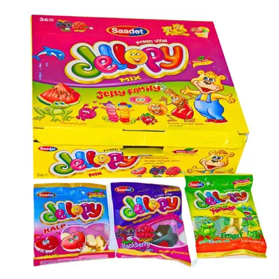 Желейна цукерка Jellopy Кавун 15гр  арт. 07236