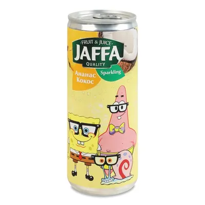 Напій газований Jaffa Sparkling Can Ананас-Кокос 0,25л  арт. 11033