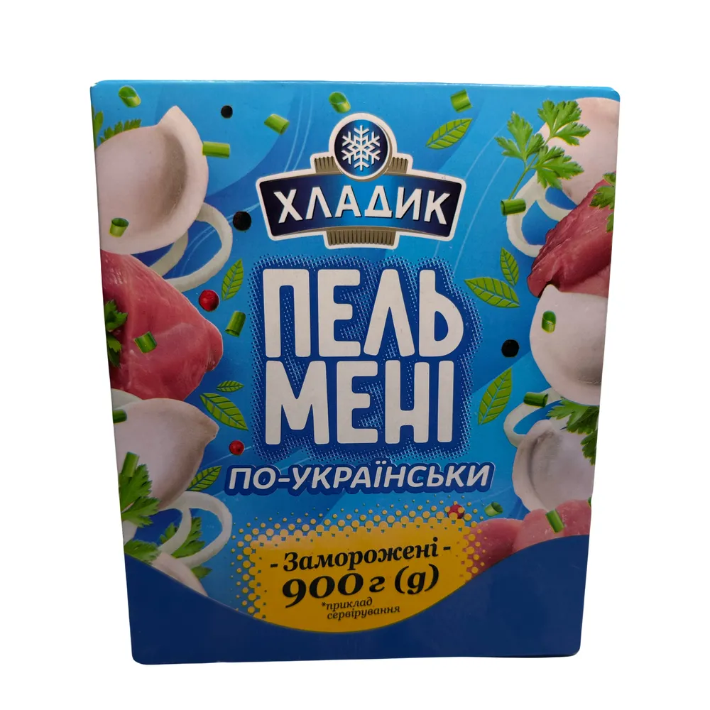 Пельмені Хладик по-українськи 900гр  арт. 06218 