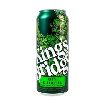 Напій слабоалкогольний King's Bridge Gin & Basil 0.5л  арт. 10806