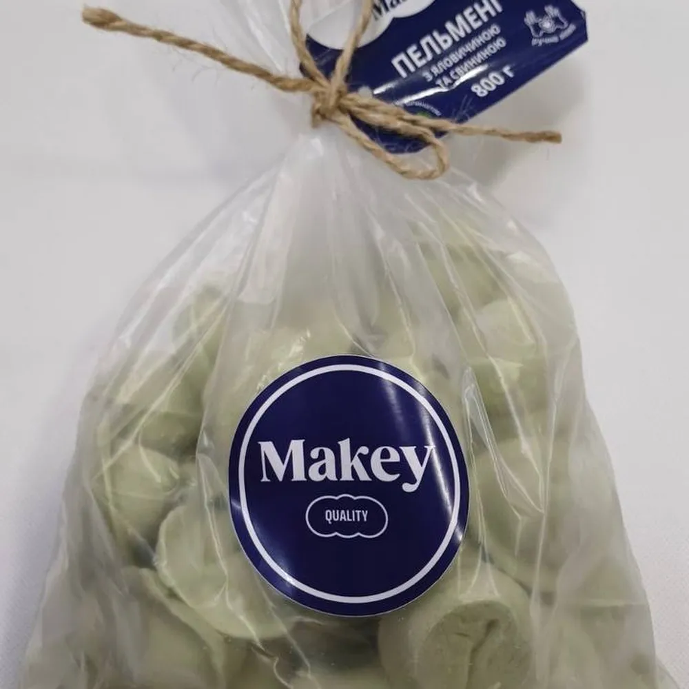 Пельмені Makey зі свин (тісто з кропом) 800гр  арт. 09819 