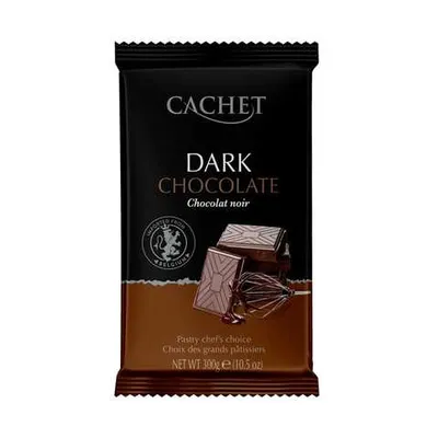 Шоколад Cachet Чорн. 54%какао 300гр  арт. 01451