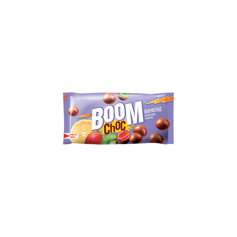 Драже Boom Мармелад у молочному шоколаді 45гр  арт. 02383 