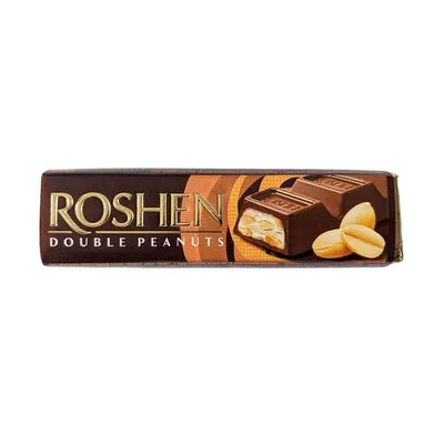 Батончик Roshen Double Peanuts Акц. 39гр  арт. 09114