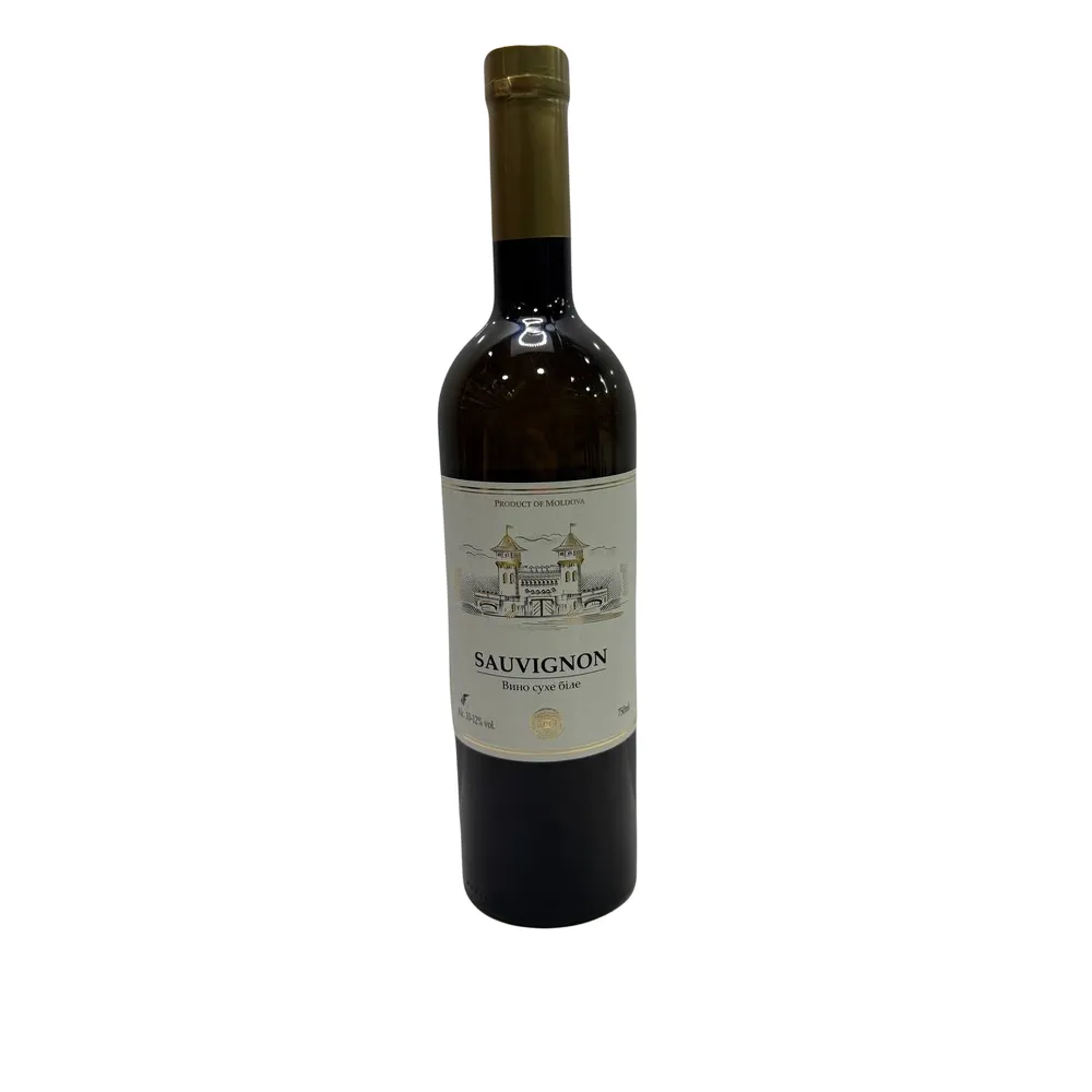 Вино Sauvignon Moldova Біле сухе 0,75л  арт. 06891 