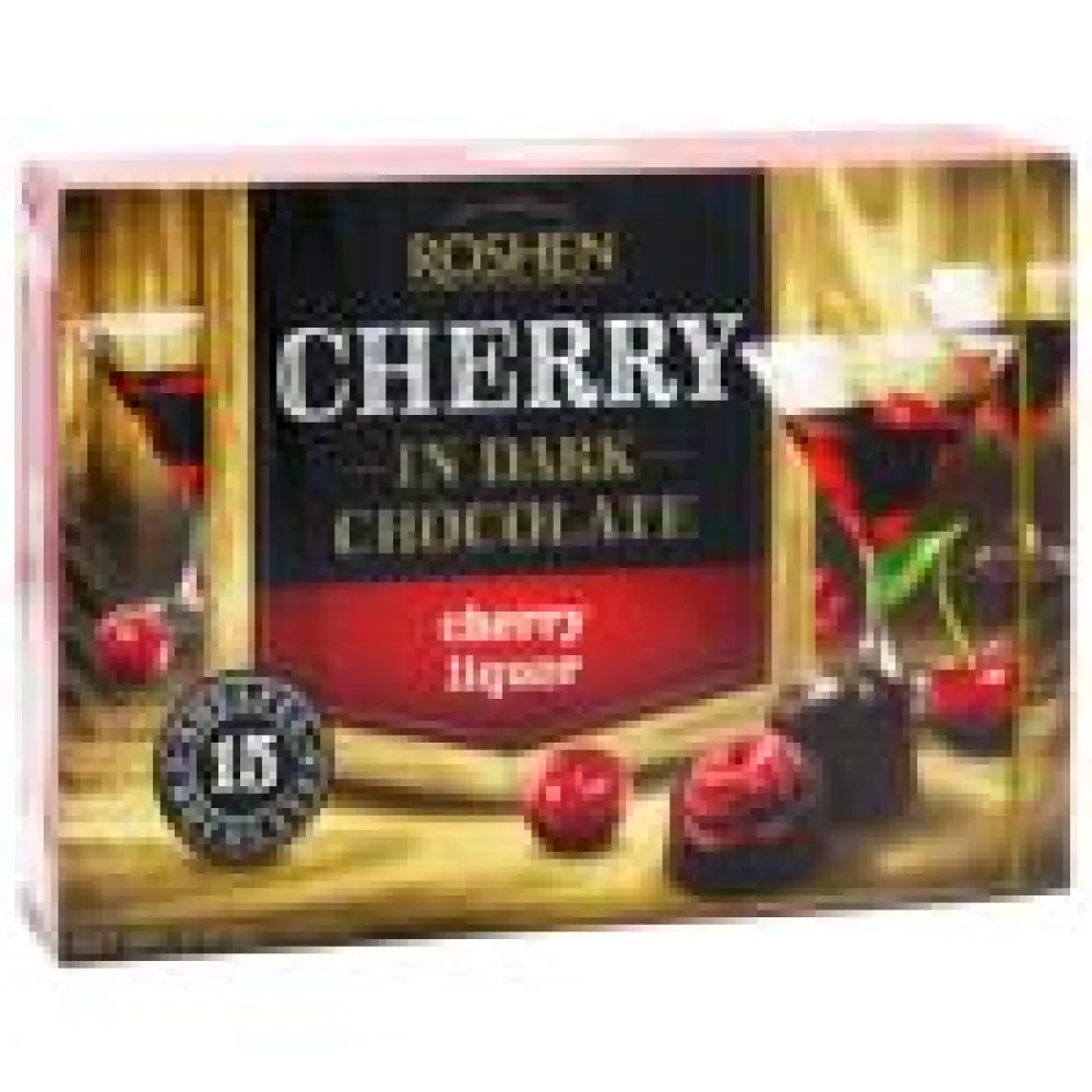 Набір цукерок Roshen Cherry з виш.лікером 155гр  арт. 09838  - фото 1