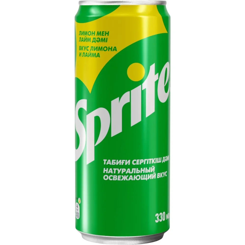Напій газований Sprite з/б 0.33л  арт. 00158 