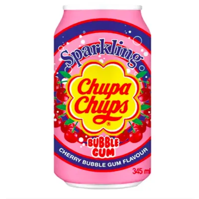Напій газований Chupa Chups bubble gum 345мл  арт. 07670