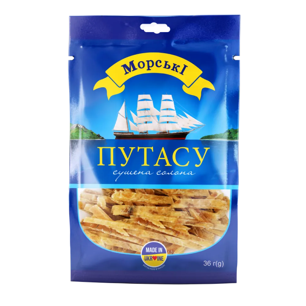Путассу Морські Сушена Солона 36гр. 36гр  арт. 03935 