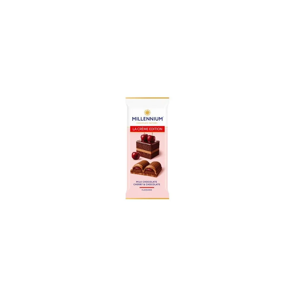 Шоколад Millennium La Creme Edition вишня 100гр  арт. 10789 