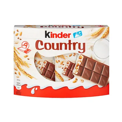 Шоколад Kinder Country 211.5гр  арт. 04034