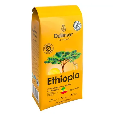 Кава зерно Dallmayr Ethiopia 500гр  арт. 07938