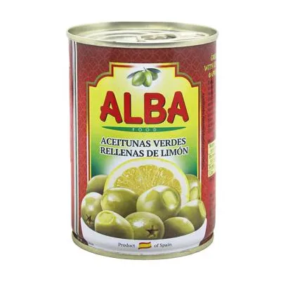 Оливки Alba з лимоном 300мл  арт. 10699