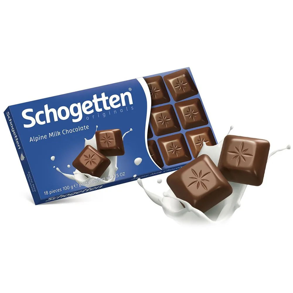 Шоколад Schogetten Молочний 100гр  арт. 00002 