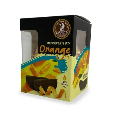 Шоколад Shoude Чорний з апел. 155гр  арт. 05276