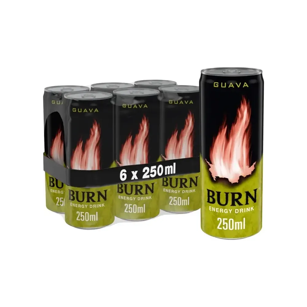 Енергетичний напій Burn Guava з/б 0.25л  арт. 11041 