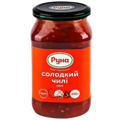 Соус Руна Солодкий чилі 490гр  арт. 06893
