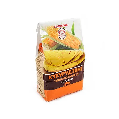 Борошно Кукурудзяне Сто Пудів 500гр  арт. 05286