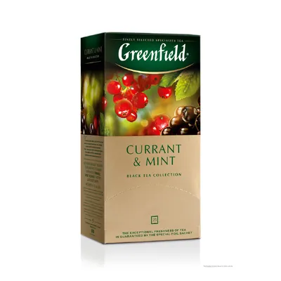 Чай Greenfield Currant @ Mint 25пак  арт. 05263