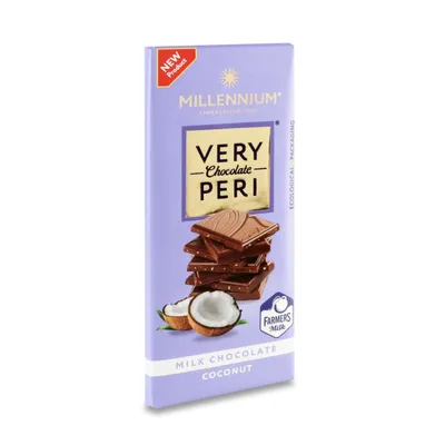 Шоколад Very Peri Молочний з кокосом 85гр  арт. 03354