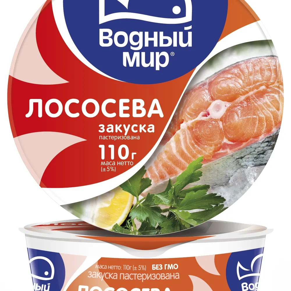 Закуска Водний світ Украина Лососева 110гр  арт. 07375 