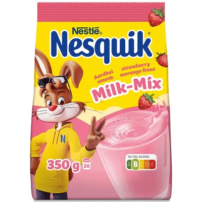 Какао Nesquik з полуницею 350гр  арт. 09096