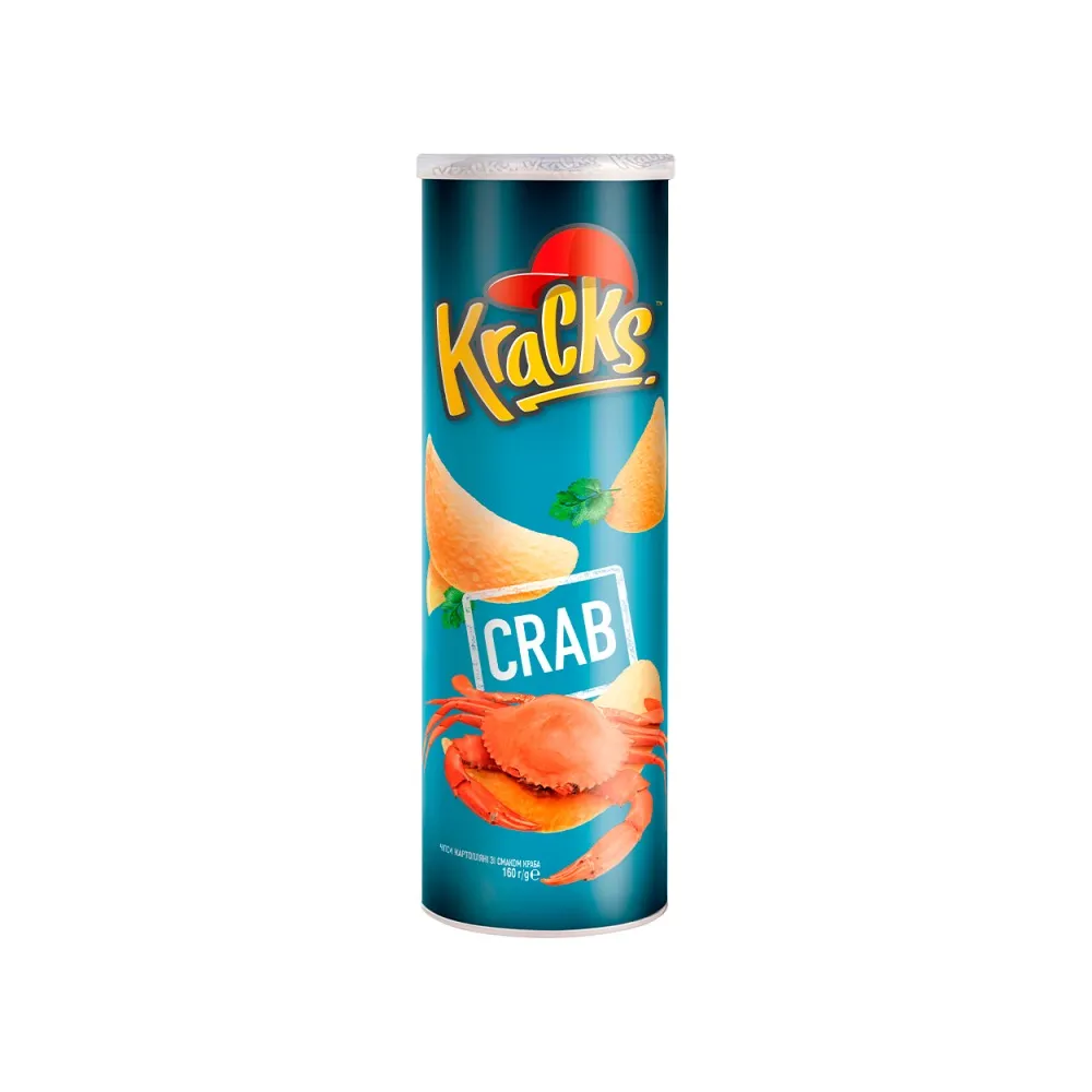 Чипси Kracks краб 160гр  арт. 04330 