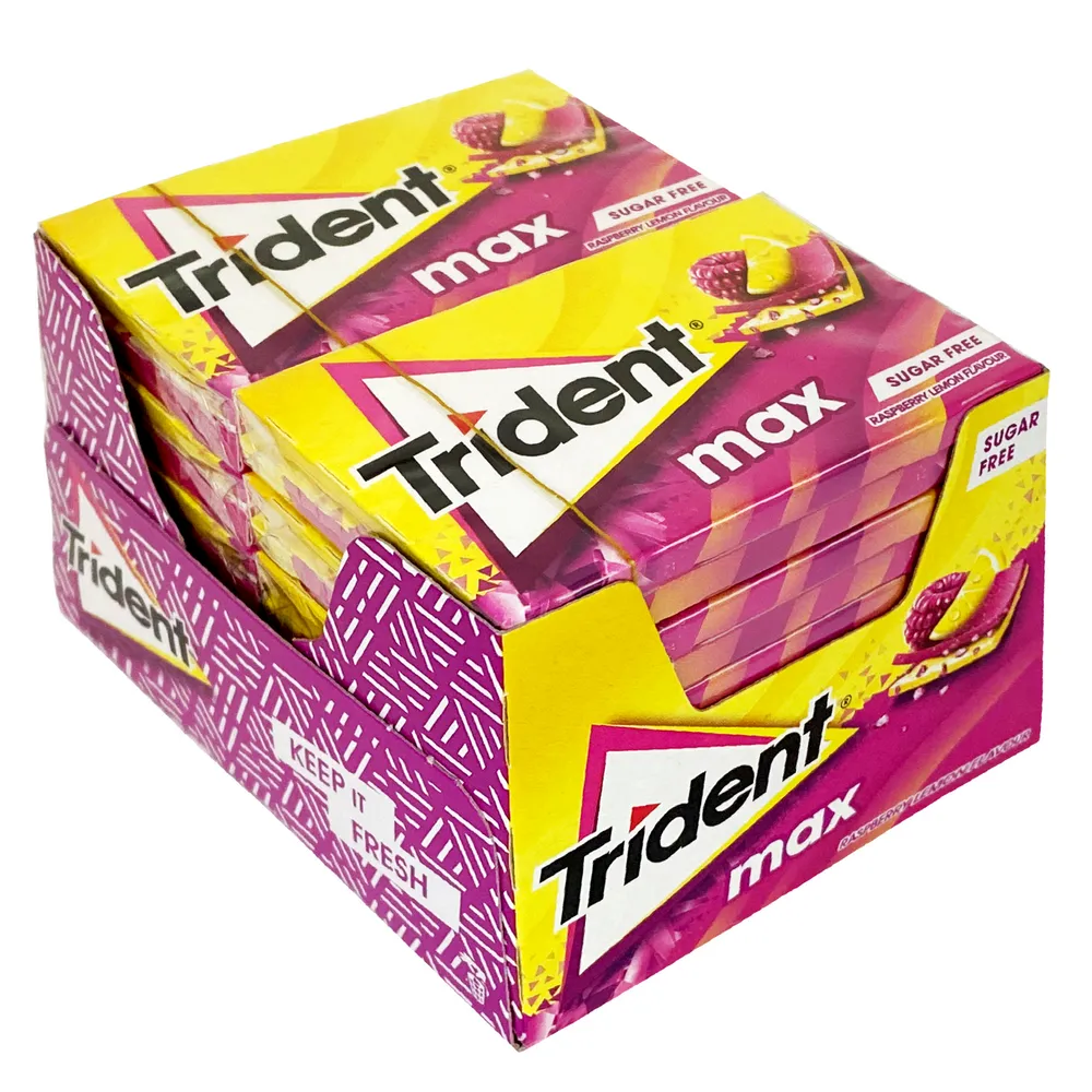 Жуйка Trident Max лимон-малина 14шт  арт. 07441 
