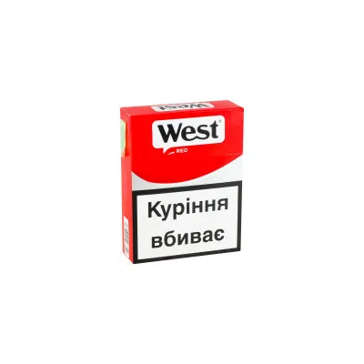 Цигарки West Red XL (25шт) 1пачка  арт. 00669
