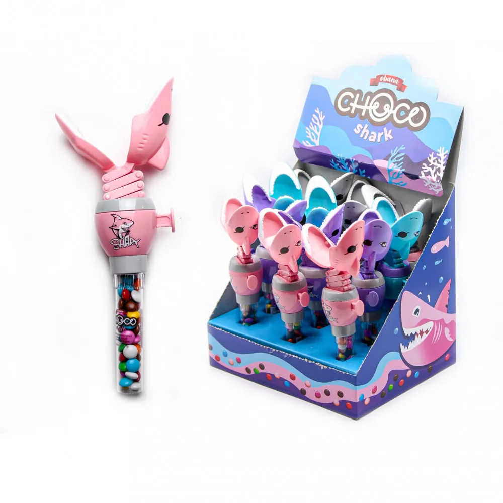 Драже Оболонь Choco Shark+іграшка 15гр  арт. 05502 