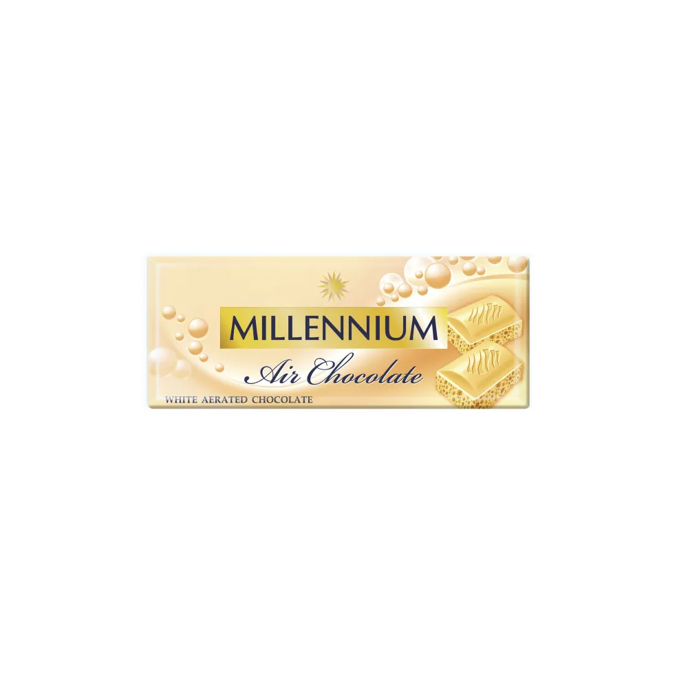 Шоколад Millennium Біл.пористий 85гр  арт. 04201 