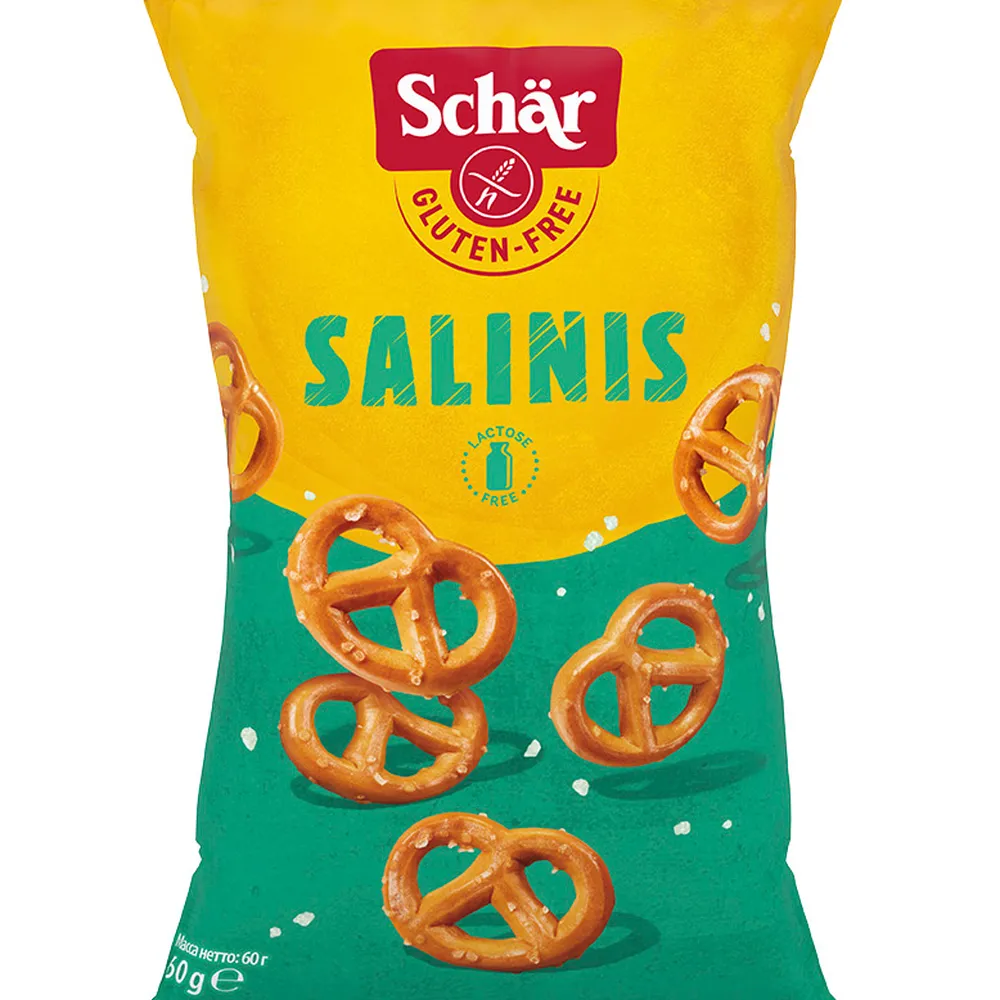 Печиво Schar Крендельки солоні 60гр  арт. 08490 