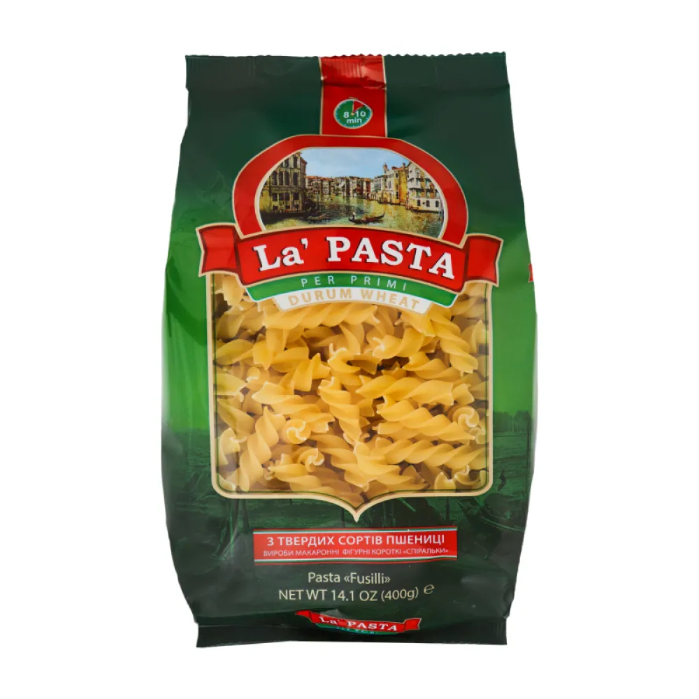 Макарони La Pasta Спіралі 400гр  арт. 07110 